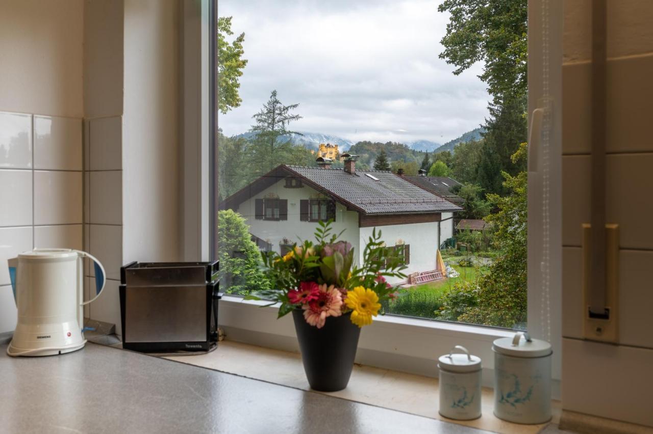 Ferienwohnung Landhaus Helga Unterm Schloss Schwangau Eksteriør bilde